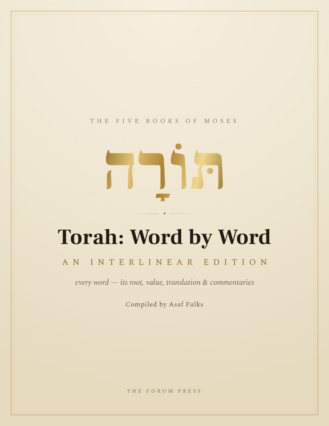 Torah: Word by Word Cover